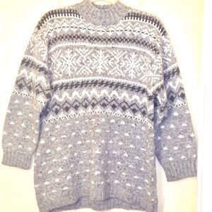 Middlebrook Park Ribbed Mock Turtleneck Sweater Size Medium